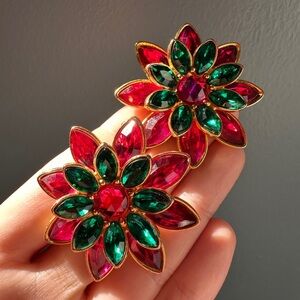 Vintage Massive Ben-Amun clip-on earrings